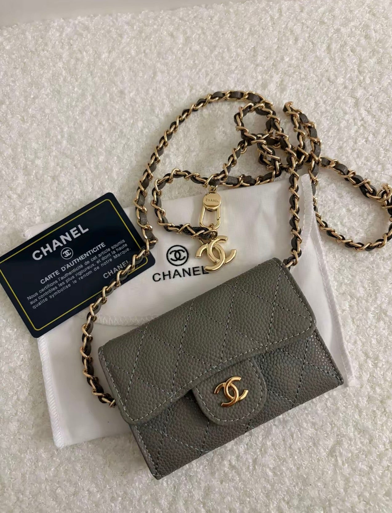 Sac Chanel gris
