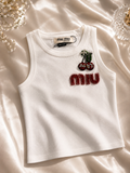 Top miumiu blanc