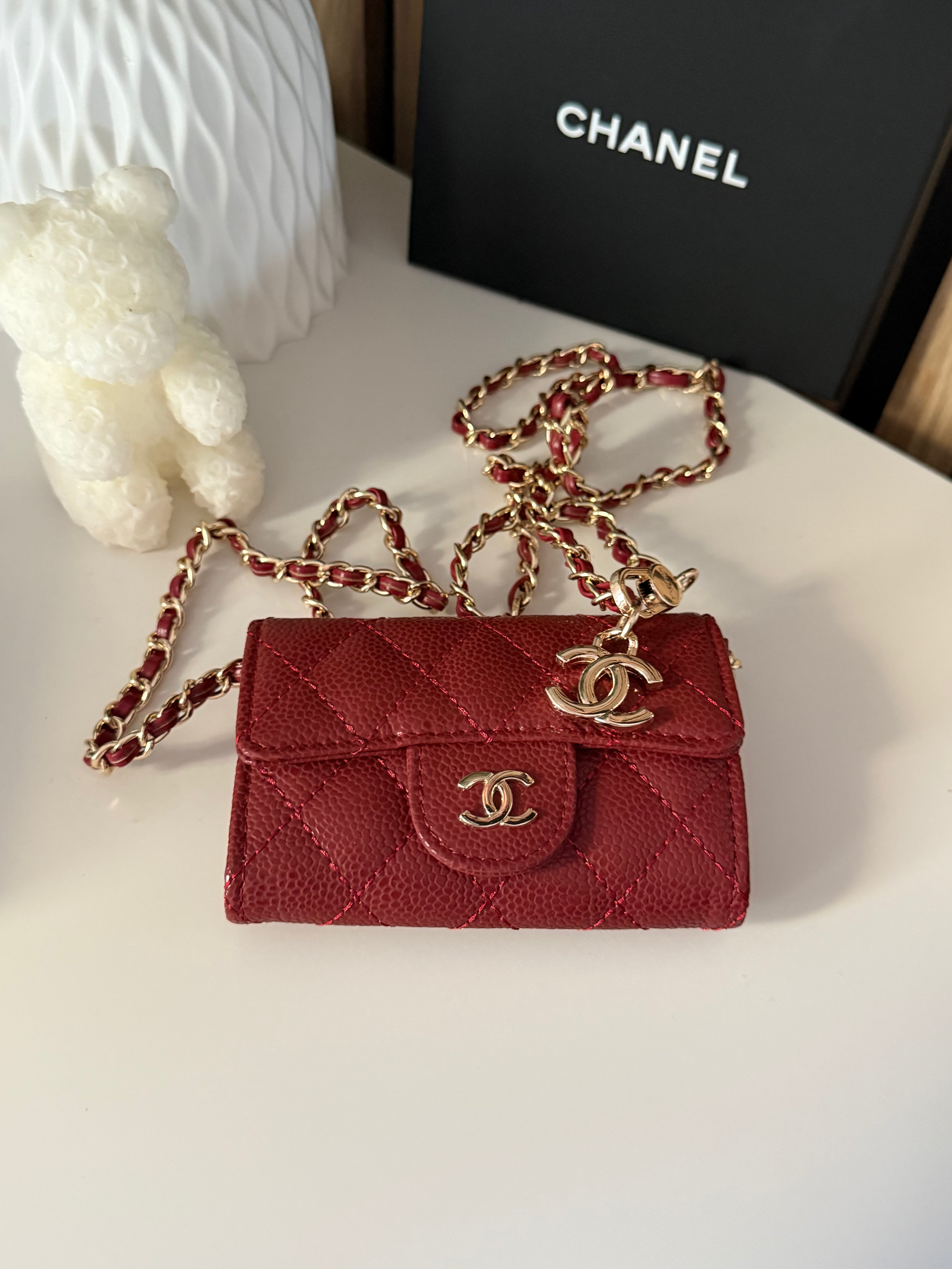 Sac Chanel bordeaux